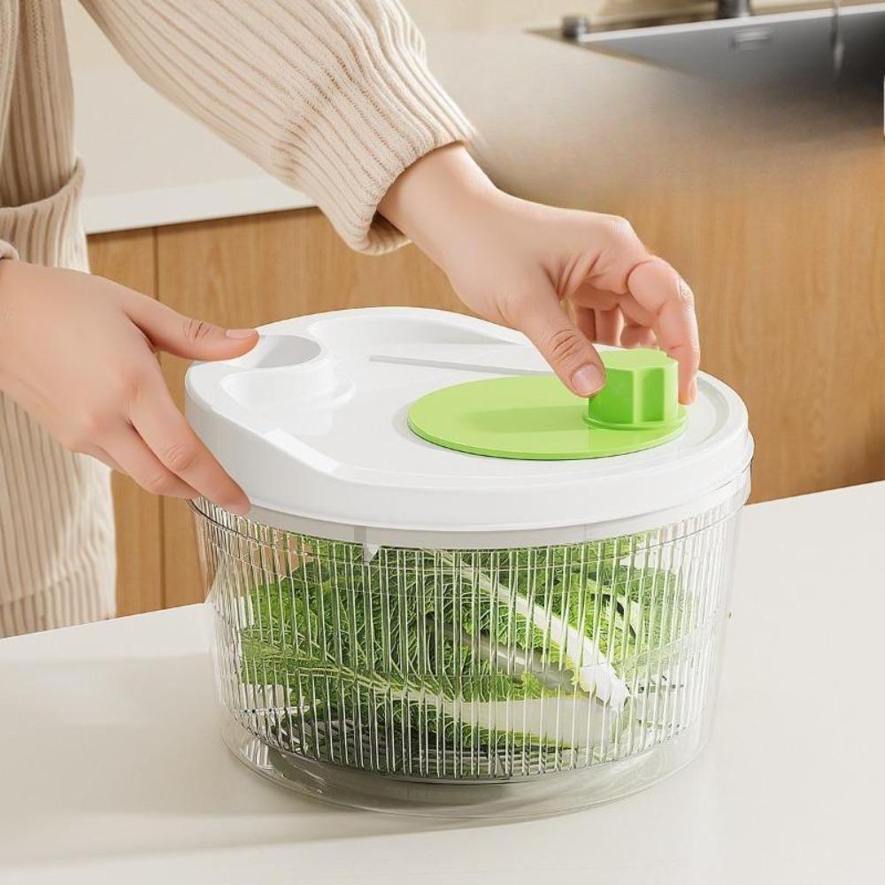 Бытовой дегидратор для овощей, Кухонная овощемойка и сушилка, Двухслойный дренажный таз для овощей, Сушилка для фруктов и овощей