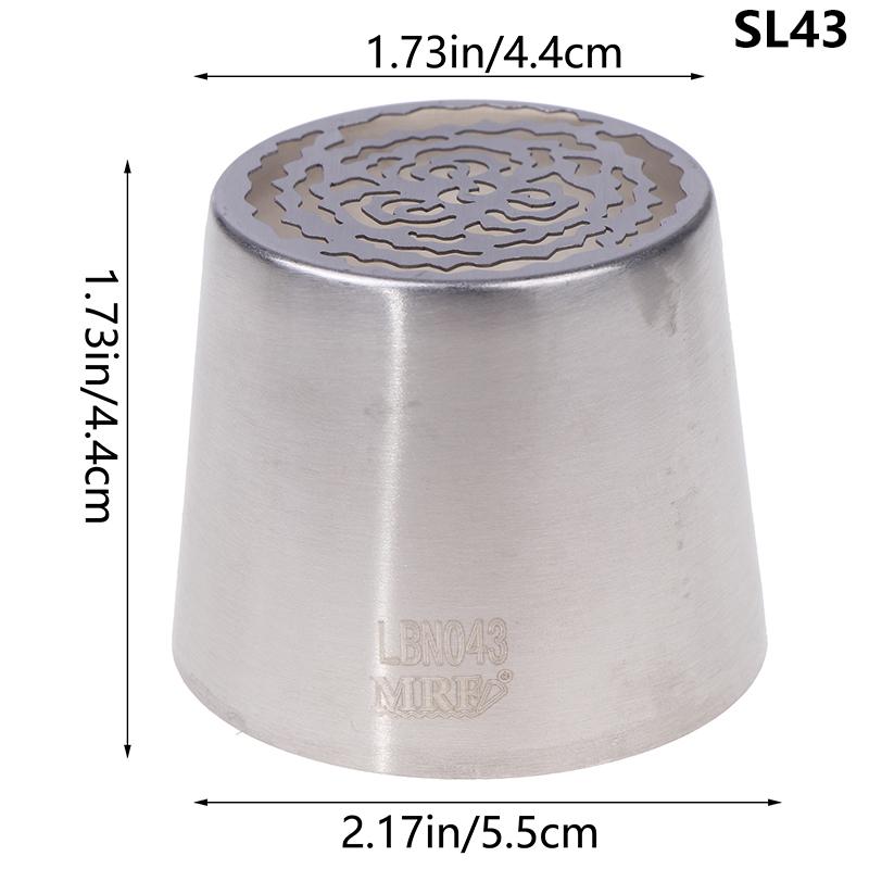 1 шт. Sl4/Sl12/Sl13/Sl43/Sl51/Sl57 из нержавеющей стали, насадки для русской глазури, насадки для глазури для выпечки, инструмент для выпечки