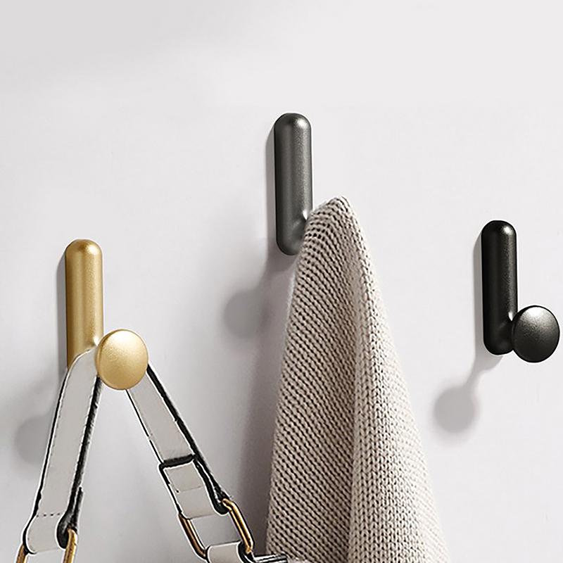Современный скандинавский светлый роскошный алюминиевый сплав новый подвесной крючок для ванной комнаты, гардеробная дверь, настенный крючок для одежды и гардероба