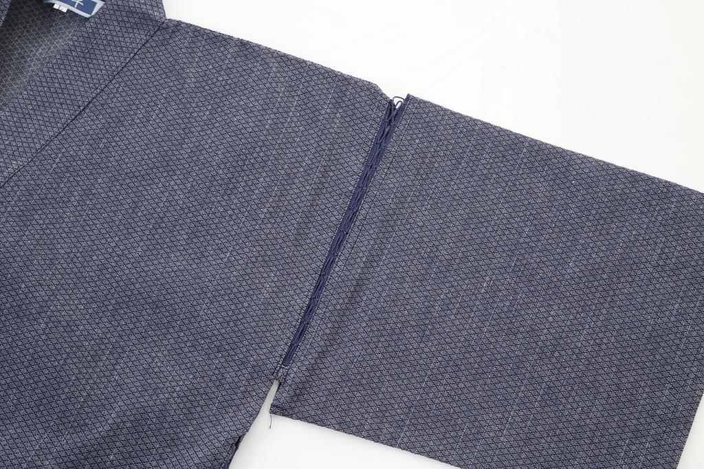 Sashiko Jinbei и крашение, все сделано в Японии Hishiori Sashiko Navy Blue 6007NV M [Edoten] Нитки, швейные, мужские