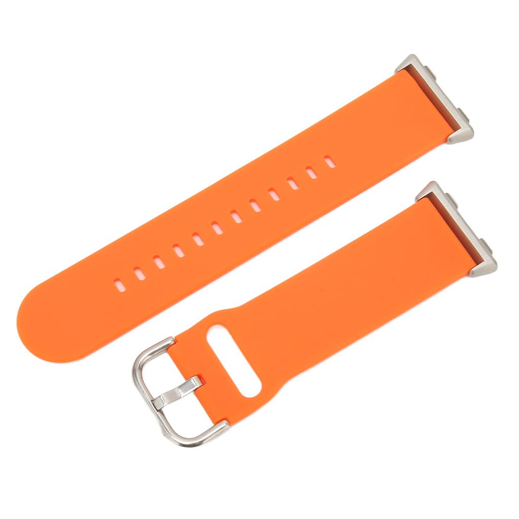 Мягкие силиконовые ремешки для быстрого снятия для Oppo Watch 2 46 мм, регулируемый силиконовый ремешок для часов, оранжевый