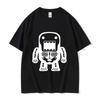Domo Kun Funny Meme Face Graphic Cotton Tshirt Unisex O Neck Casual Harajuku Streetwear Summer Short Sleeve Daily Tops
