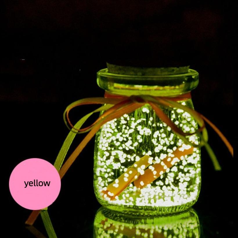 Star Origami Fluorescent Glass Bottle Night Glow Starry Sky Bottle Fluorescent Drift Bottle