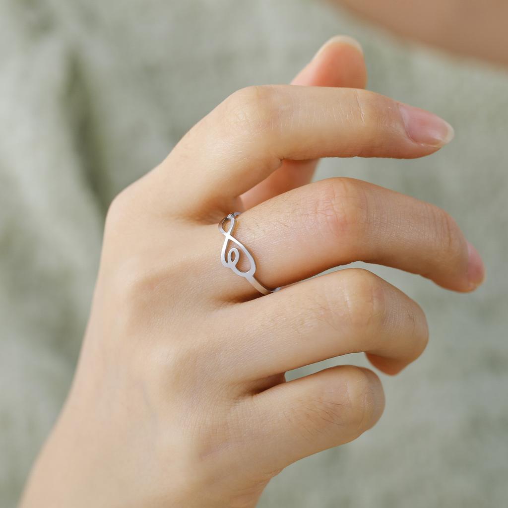 Кольцо унисекс из нержавеющей стали 7,8 мм, простое, изящное, с 12 символами созвездий зодиака, открытое, регулируемое, обручальное кольцо