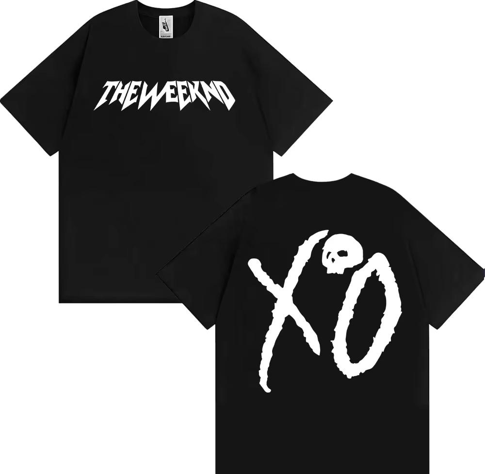 The Weeknd XO After Hours Til Dawn Принт Мерч 2026 Футболка Хлопок Унисекс Одежда Женская Летняя Футболка Y2k Повседневная Футболка для Фанатов