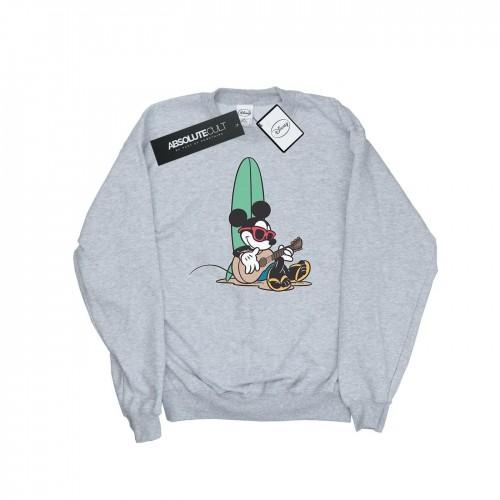 Disney Mens Mickey Mouse Surf And Chill Sweatshirt