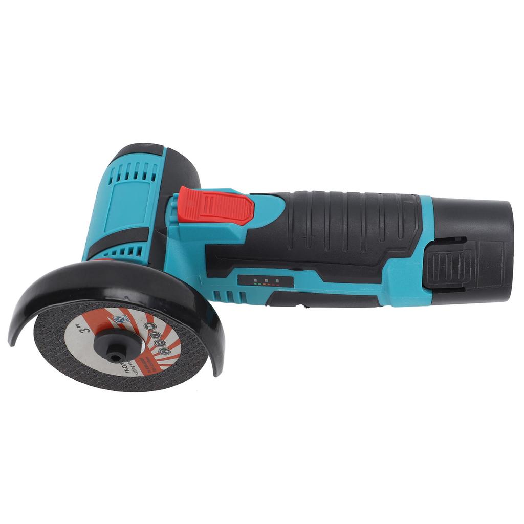 12V Brush Mini Angle Grinder 19500rpm Electric Grinding Tool Quiet Cordless Handheld Grinder for