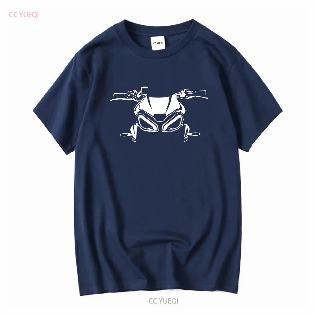 For Street triple RS fans 765 T Shirt Motorcycle vintage Washed Top For Everyday Wear Breathable Stylish Stretched Unisex