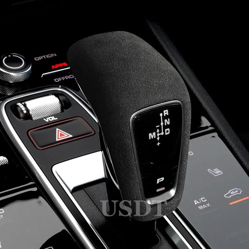 Панель-крышка воздуховода заднего подлокотника из замши для Porsche Cayenne 2024 2023 2022 2021 2020 2018 Защитный коврик от пинков