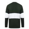 Front Row Adults Unisex Paneled Tag Free Rugby Shirt