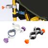 Universal Golf Umbrella Clamp Holder Fishing Chair Umbrella Mount Clip for Golf Cart Beach Stroller Decolorant Patio Cha