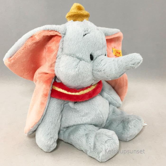 Steiff Дамбо 30 см Мягкие плюшевые друзья Мишка Дисней Дамбо Плюшевая игрушка Медведь, [Б/У]