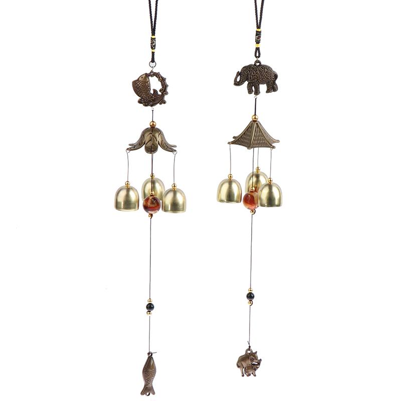 Outdoor Antique Copper Wind Chime Outdoor Living Decoration Metal Wind Chimes