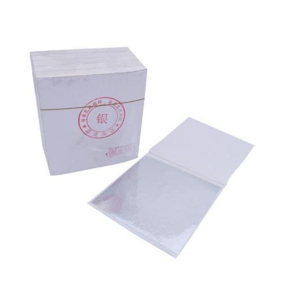 Индивидуально упакованная фольга с имитацией золотого и серебряного листа, бумага для рукоделия, эпоксидная смола, фольга для рукоделия, бумага для изготовления ювелирных изделий для ногтей