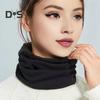 Men Women Thermal Scarf Thickened Double-Sided Velvet Lining Winter Dyeing Scarf Good Heating Insulation High Elasticity Scarf