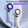 Refrigeration Ice Compress Handheld Small Fan 100 Gears Infinitely Adjustable Small USB Mini Desktop Bedroom Outdoor Ice Fan