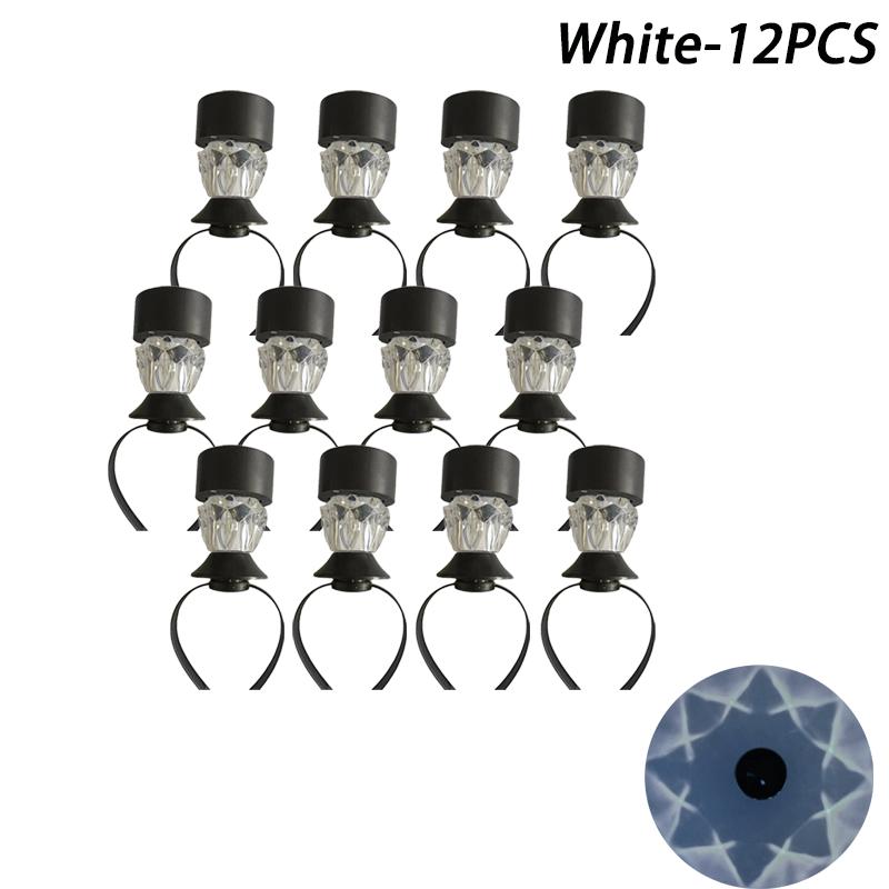 20 упаковок светильника солнечный бассейн светильник рамка на земле для бассейна открытый бассейн ограждение декоративные аксессуары водонепроницаемый светодиод