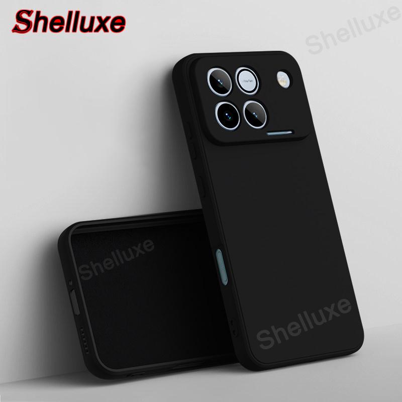 Shelluxe Square Original Liquid Silicone Case For Huawei Honor Win HonorWin Turbo Global Silky Feel Soft Shockproof Phone Cover