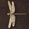 Elegant Brass Dragonfly Figurines Copper Dragonfly Ornament  Garden Decoration