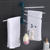 Стеллаж для хранения с тремя или шестью уровнями многофункциональный вращающийся держатель для полотенец вешалка для полотенец в ванной комнате стеллаж для хранения