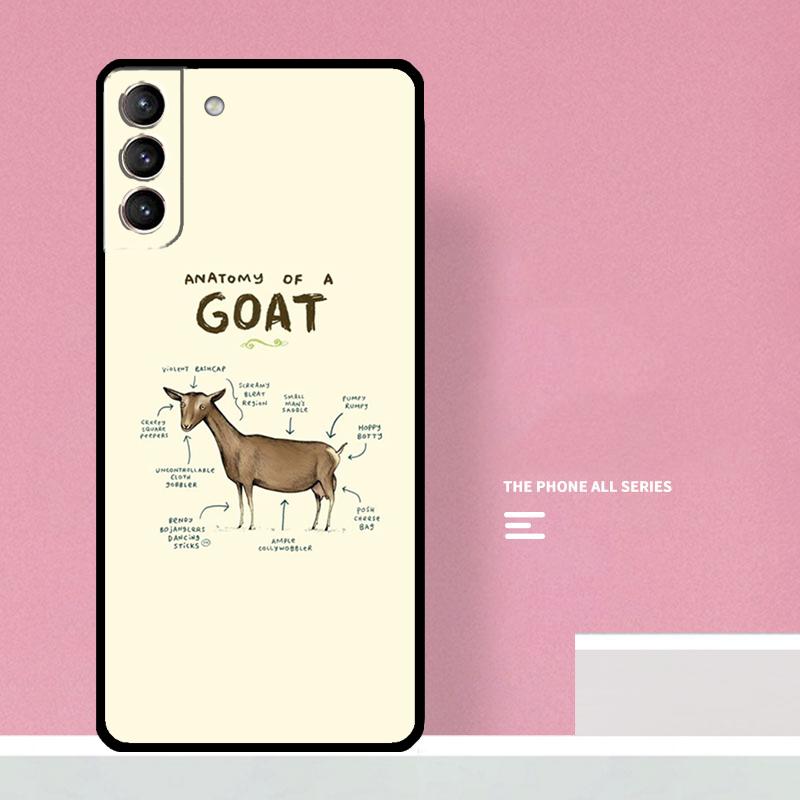 Милый чехол для телефона с карликовой козой для Samsung Galaxy S25 Ultra S20 S21 S22 S23 S24 S9 S10 Plus S25 FE Cover Coque