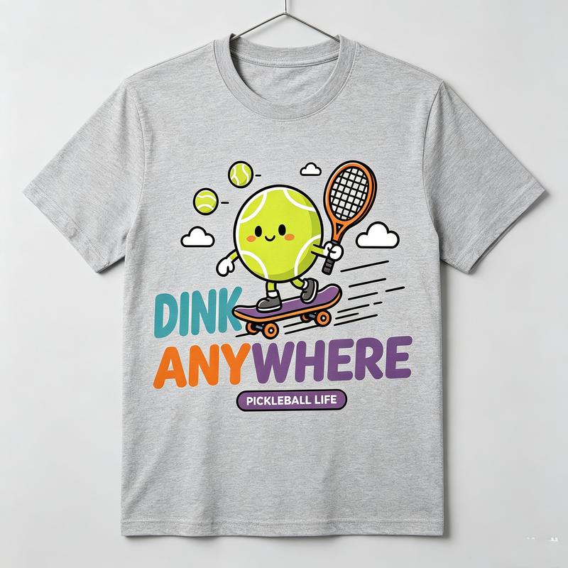Pickleball TShirt Dink Anywhere Pickleball Life Funny Vintage Retro Graphic Tee for Unisex Unisex Players Casual Streetwear Gift
