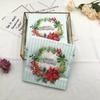 20 шт./упак. 33*33 см 2-слойные одноразовые салфетки для вечеринок с рождественским узором
