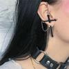 Модные Металлические Серьги-Кресты для Женщин Крутые Стильные Проколотый Дизайн Уникальные Гвоздики-Кресты
