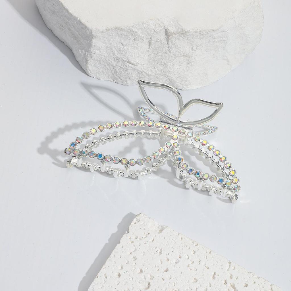 Korean Style Elegant Metal Hair Claw Clip for Women - Shark Claw Design