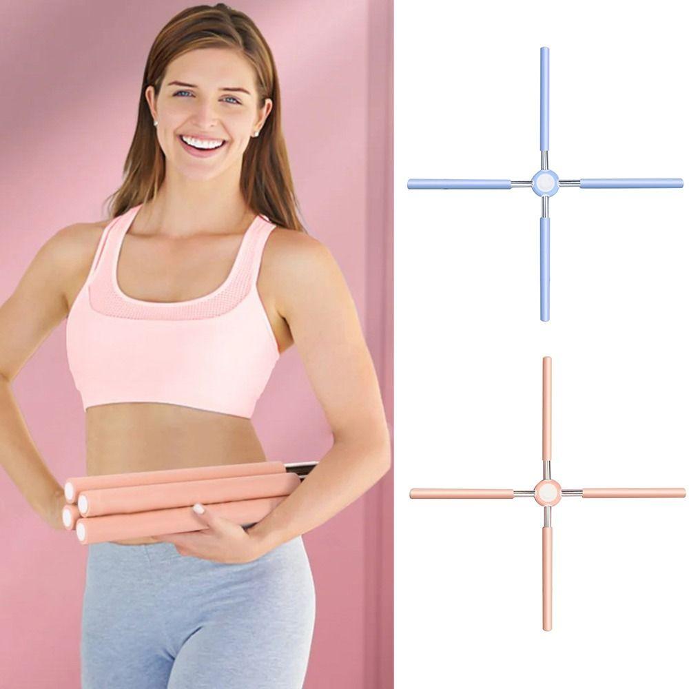 Adjustable Yoga Pole Removable Back Posture Gym Home Sports Equipment Cross Open Back