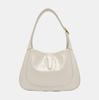 [Pre-Owned] Jackie 1961 Gold Lock Removable Extended Shoulder Strap Leather Half-Moon Underarm Bag Small - Very Good #WWPUM6