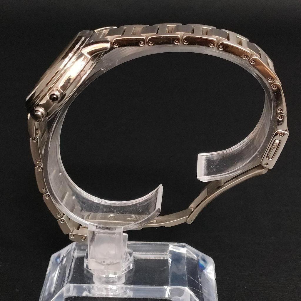 [USED] Seiko Seiko Lucia White Blue Silver Solar Watch