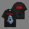 Футболка с клоуном-убийцей Terrifier – Винтажная футболка с изображением страшного лица, для Хэллоуина, Унисекс
