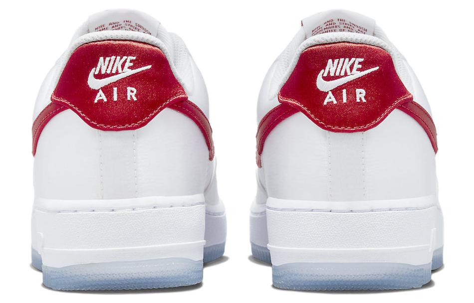 Nike Air Force 1 Low '07 Сатиновый Белый Varsity Red Женские DX6541-100