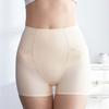Traceless Slim Seamless Shapewear High Waist Postpartum Panties Elastic Women Ice Silk Briefs  Gym