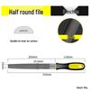 Многофункциональный набор стальных напильников: Треугольные, полукруглые, круглые, плоские, дощечки и рашпили