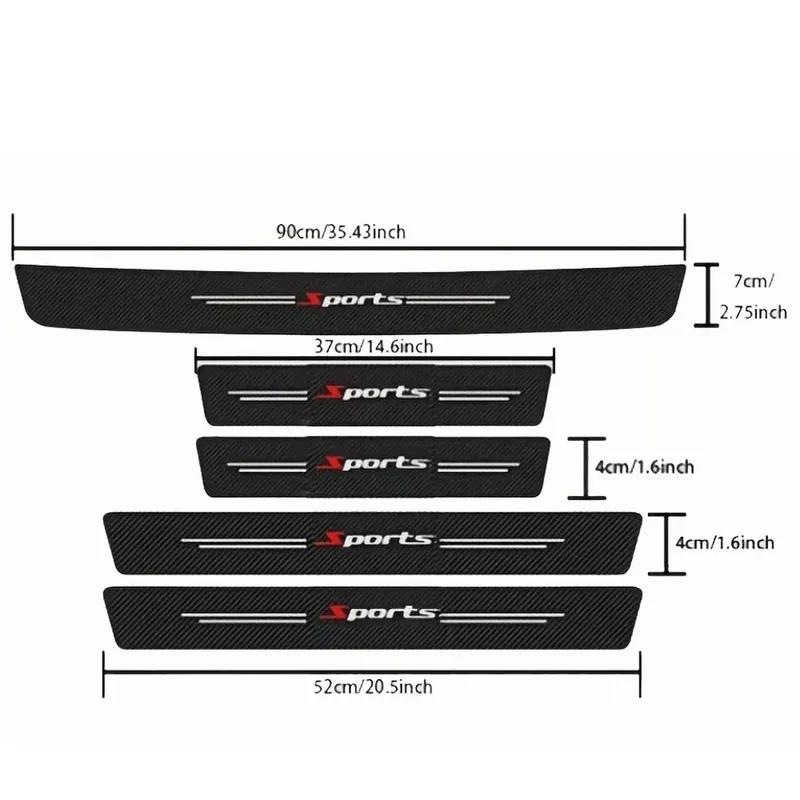 Автомобиль Для Toyota Highlander Накладка на порог двери Накладка на порог Защитные накладки от царапин Аксессуары для бампера 2024