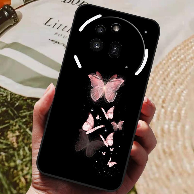For Nothing Phone 3A Pro Case Phone3A Pro Cool Painted Silicone TPU Soft Cover for Nothing Phone 3A Pro A059P Cases Black Shells