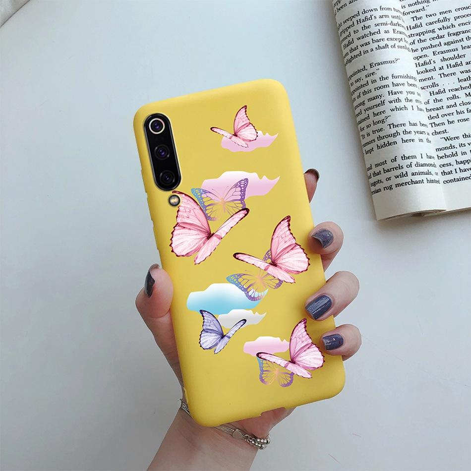 Case For Xiaomi Mi 8 9 Lite SE Fashion Silicone Love Heart Sunflower Phone Case Cute Cover Coque on Mi8 Mi9 9SE 8Lite 9Lite Case