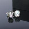 Gradient Color Men Cufflinks Shirt Cuff Link Geometric Cufflinks  Father's Day