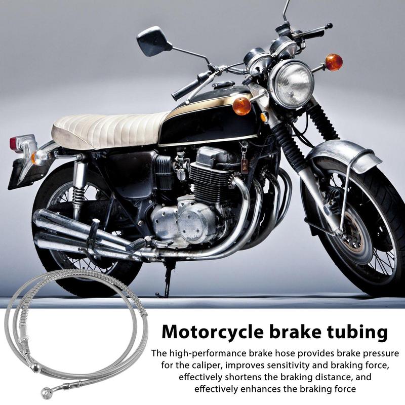 Гидравлические тормозные магистрали для мотоциклов 110 см, шланги сцепления, нержавеющий тормозной шланг, сменная трубка сцепления, аксессуары для мотоциклов