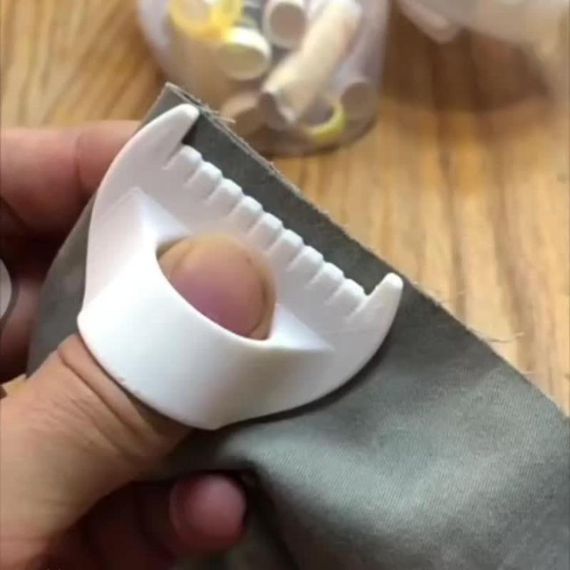 Простые инструменты для шитья — прочные пластиковые фиксаторы краев и швейные инструменты для начинающих и пожилых людей, интервал 4 мм и 3 мм, идеально подходят для ручного шитья своими руками