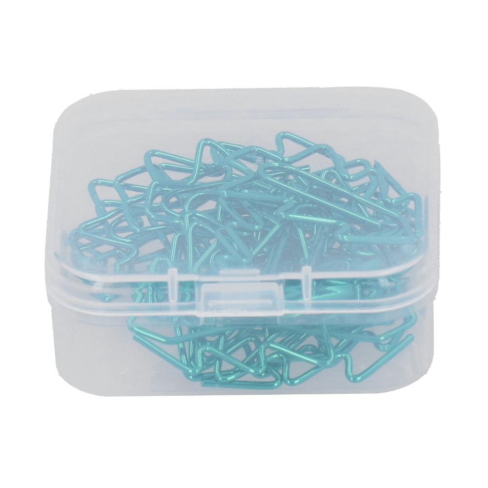 20PCS Tree Shape Mini Paperclip Dark Green Electroplating Metal Tree Shape Paperclip Fancy Style with Storage Box File Paperclip