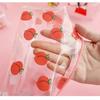 Big Waterproof Transparent Pencil Case PVC Stationery Gift Girls Students Pencil Bag Kawaii Makeup Cosmetic Bag Travel Bags
