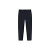 Anta Champion All-Weather Series Solid Color Mid-Waist Straight Leg Fleece Casual Pants Women Bottoms Basic-Black 162340307-2