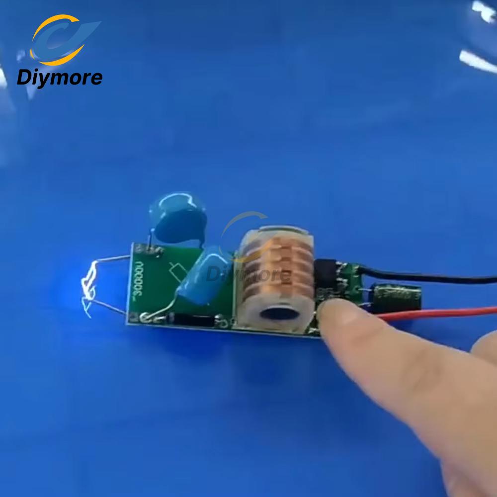 High-Voltage Generator Module Arc Igniter DC 3.3V-5V to DC15-30KV No-Load High-Power High-Voltage Boost Module High-Voltage Coil