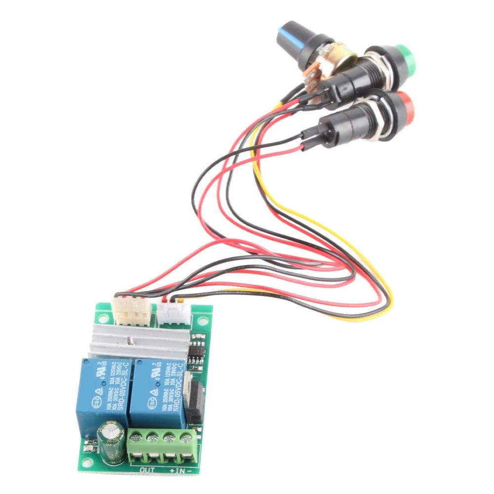 CW CCW Rotation DC Motor Controller 3A Current Rating PWM Regulator Switch For DC Motors