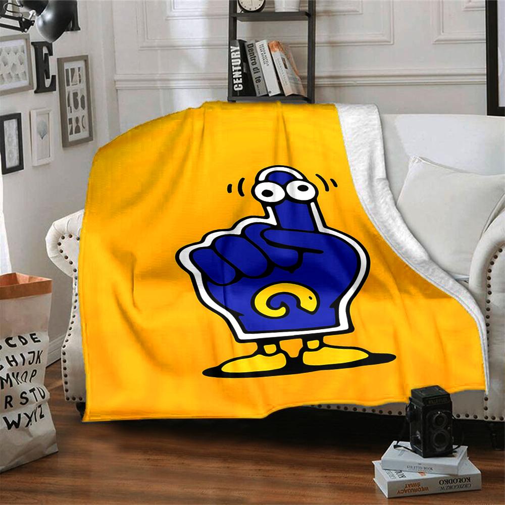 1pc Blanket - Los Angeles Rams logo Print Design,Lightweight Blanket for Sofa,Bed- Soft &Warm,Gift for All Seasons