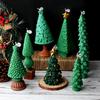 10-25см 3D DIY Рождественская елка Свеча Силиконовая форма Рождественский подарок Рождественская елка Смола Гипс Силиконовая форма Рождественское украшение