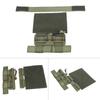 Комплект пряжек быстрого сброса для бокового ремня Molle, одноточечное быстроразъемное крепление Molle с боковой загрузкой, с петлей и крючком